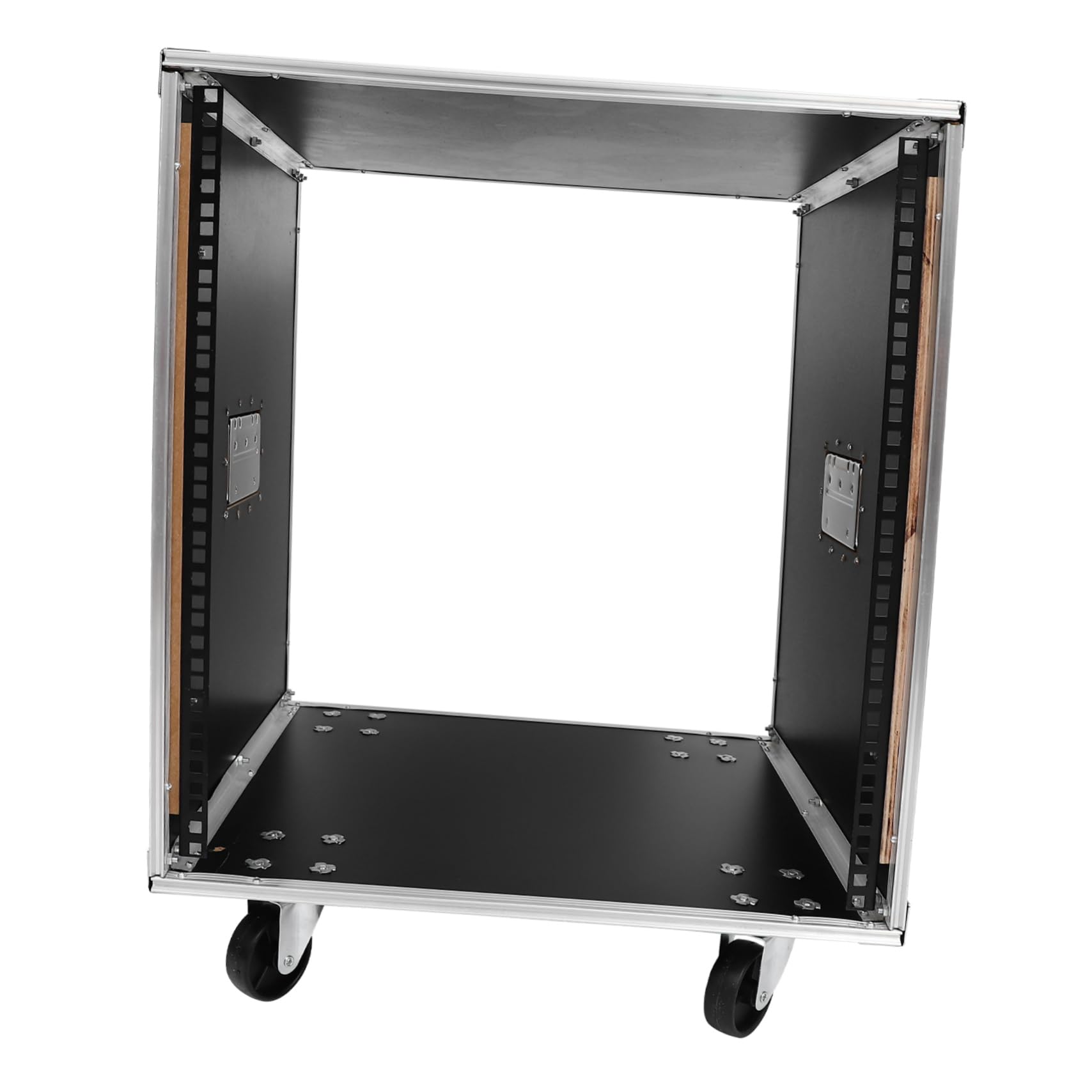 Gabinete estéreo móvil – Estante de audio de aleación para micrófonos, altavoces y accesorios – Soluciones de almacenamiento versátiles para uso doméstico y estudio