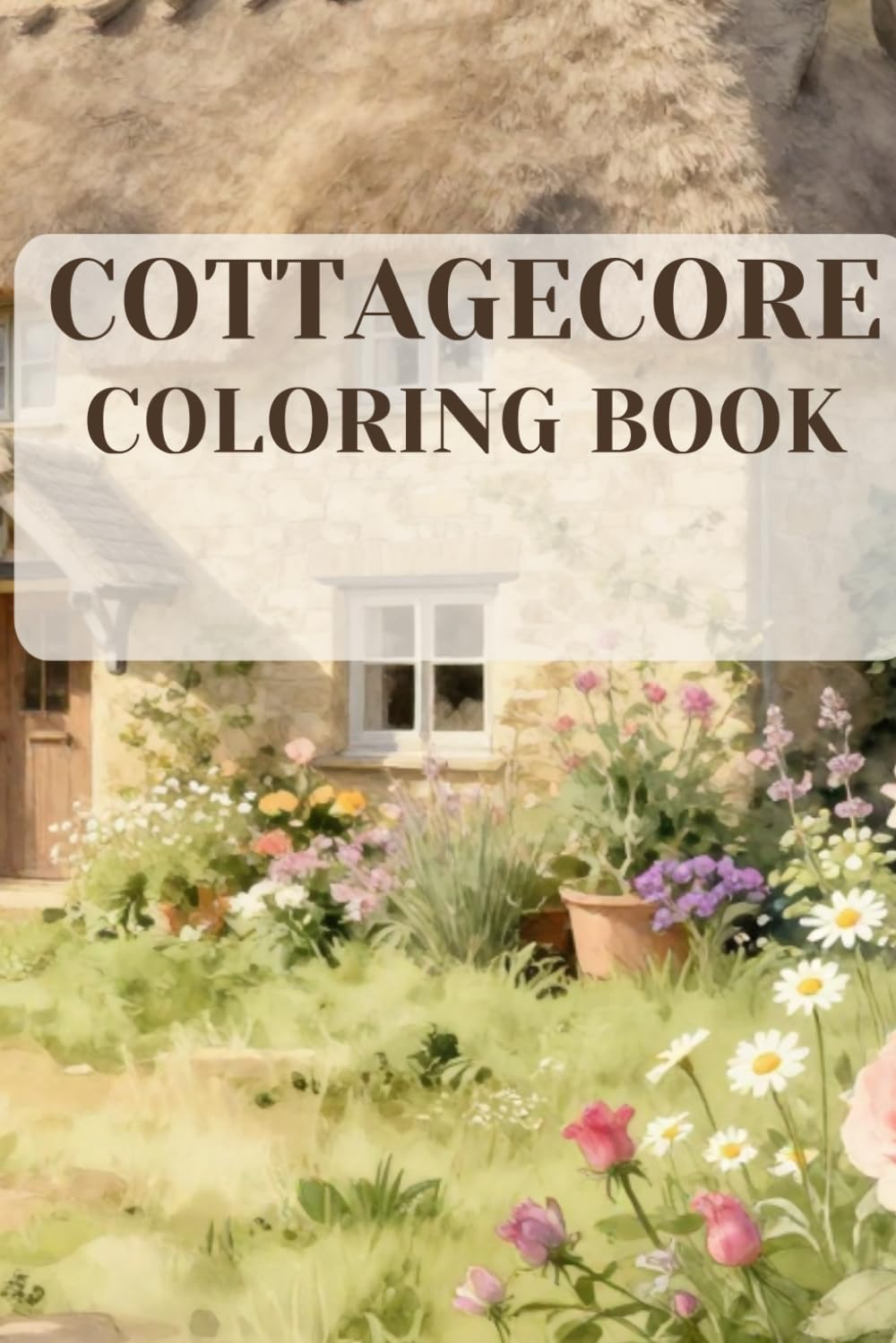 Cottagecore Wildflowers Coloring Book