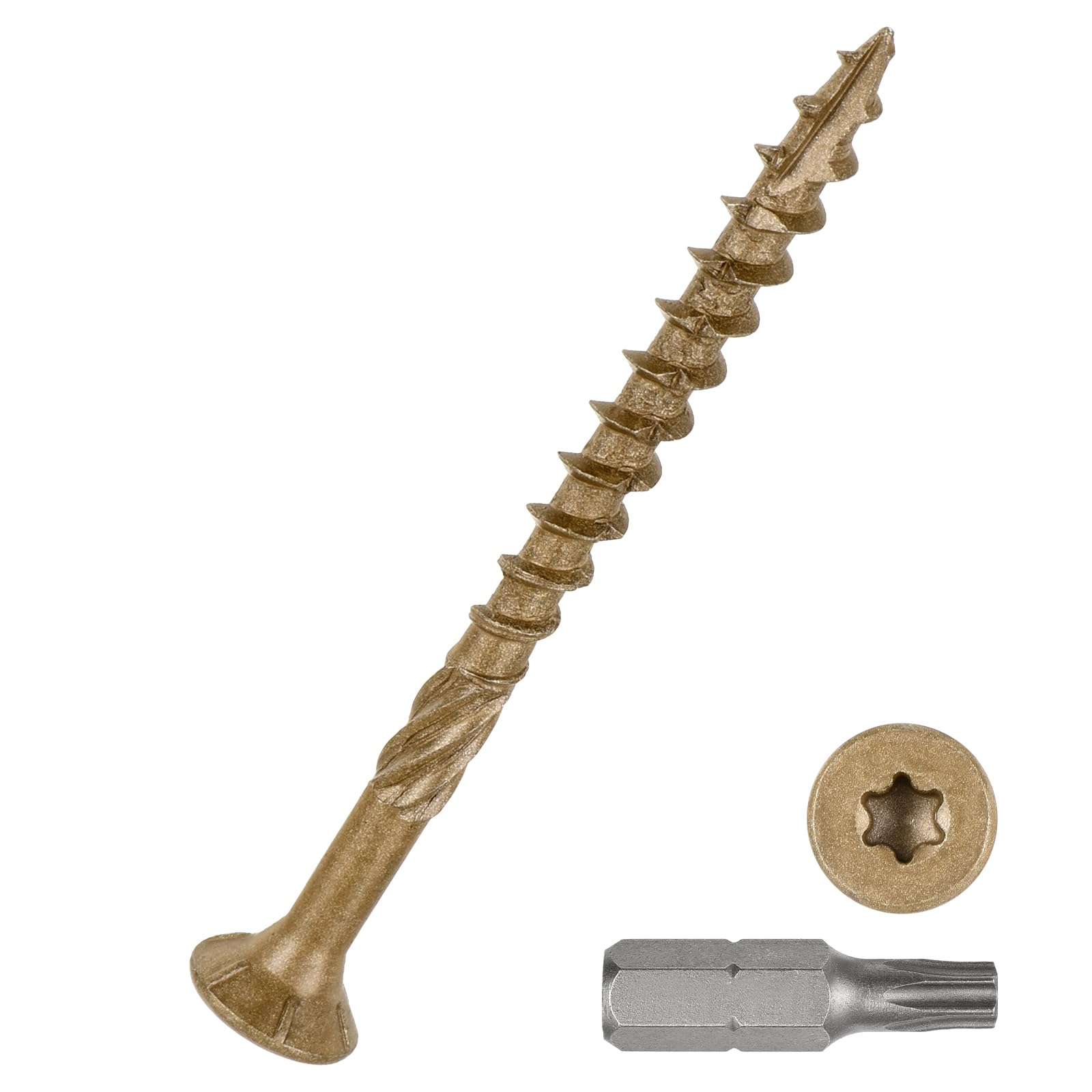 DTGN #10x2-1/2" Deck Screws, 300Pack, Good for Decks Fences, Frames, Farms, Outdoor Furniture