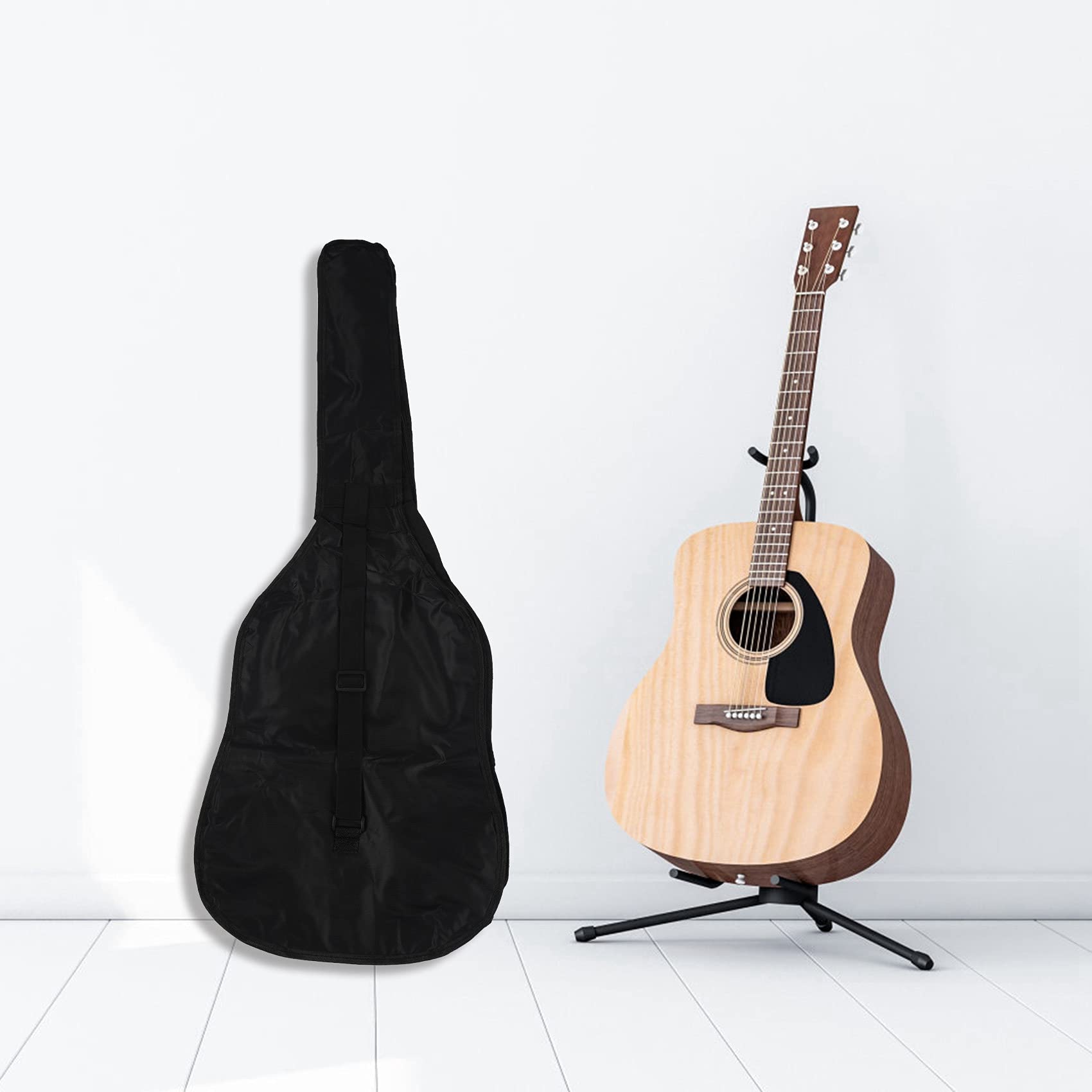 38 Pollici Borsa Per Chitarra Borsa A Tracolla In Tessuto Oxford Custodia Con Parti E Accessori Per Chitarra Tasca