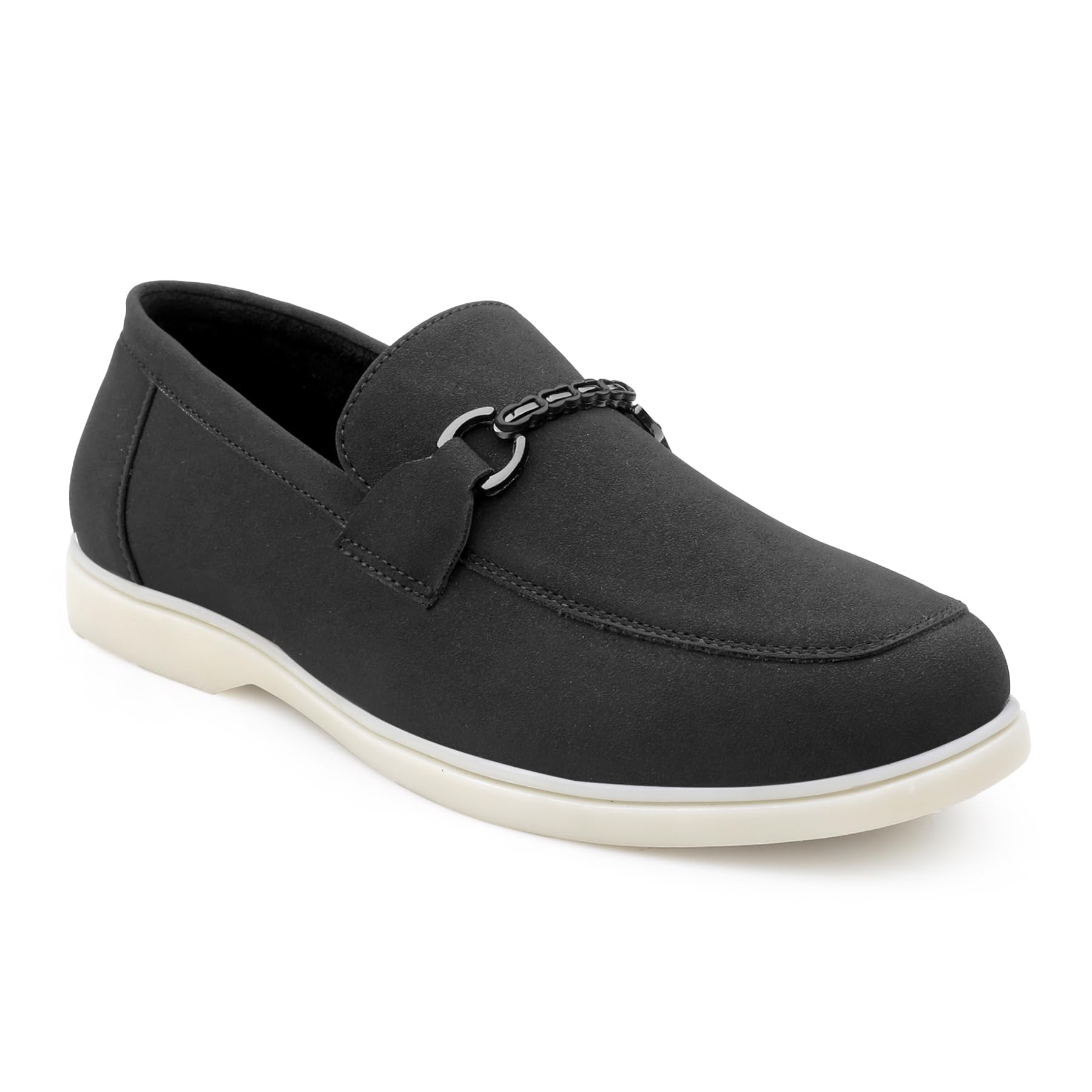 bxxy Men's Slip On Loafers and Casual Moccasin Shoes with Faux Leather Material and Durable PVC Sole.-picture-44