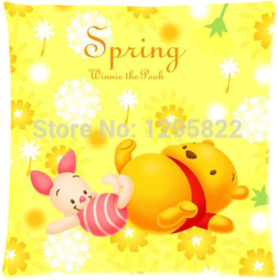 Ulive Original Custom Cartoon The Many Adventures Of Winnie The Pooh Pillow Case 18X18 (One Side)(Pc18-973)