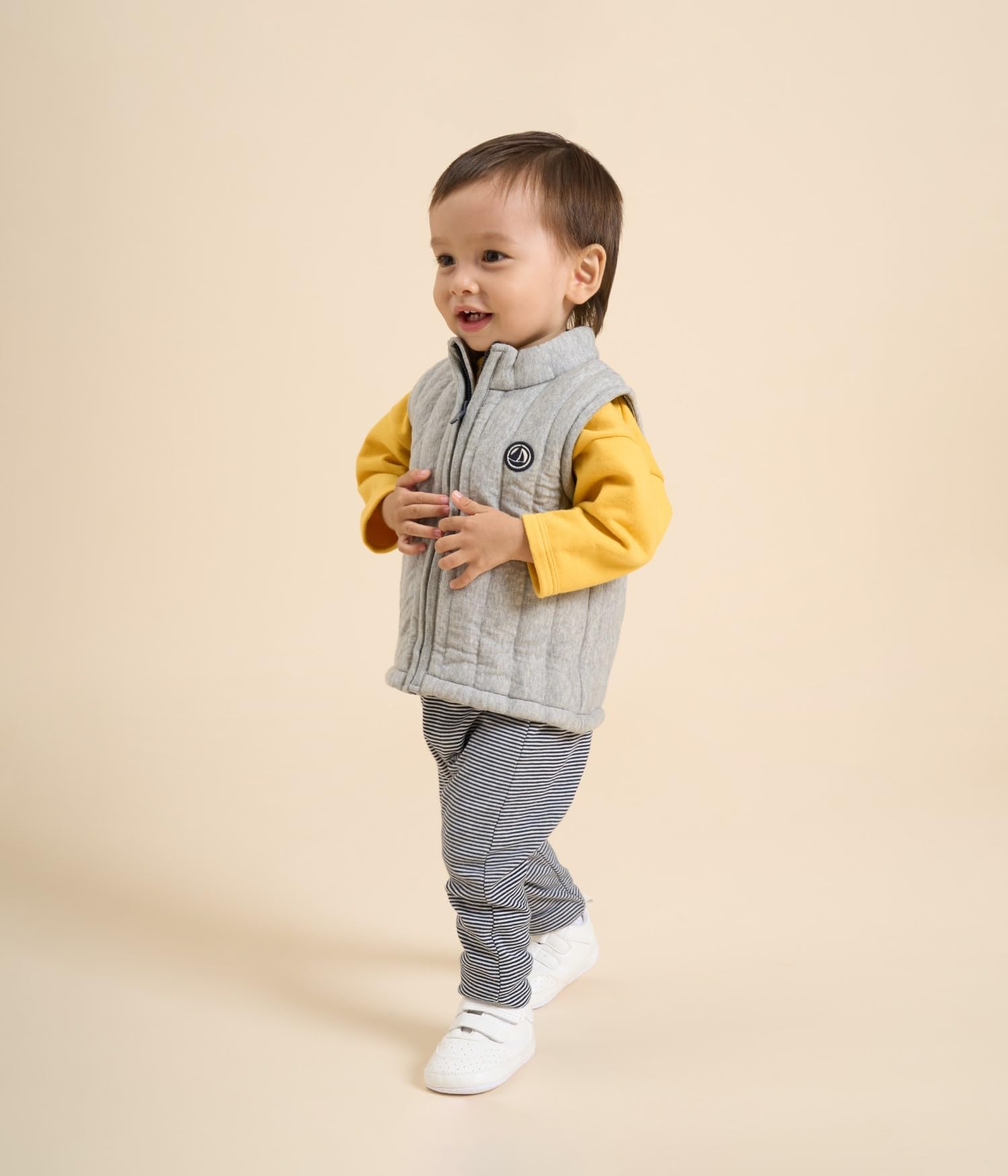 Petit Bateau Blouson sans Manches Bébé garçon