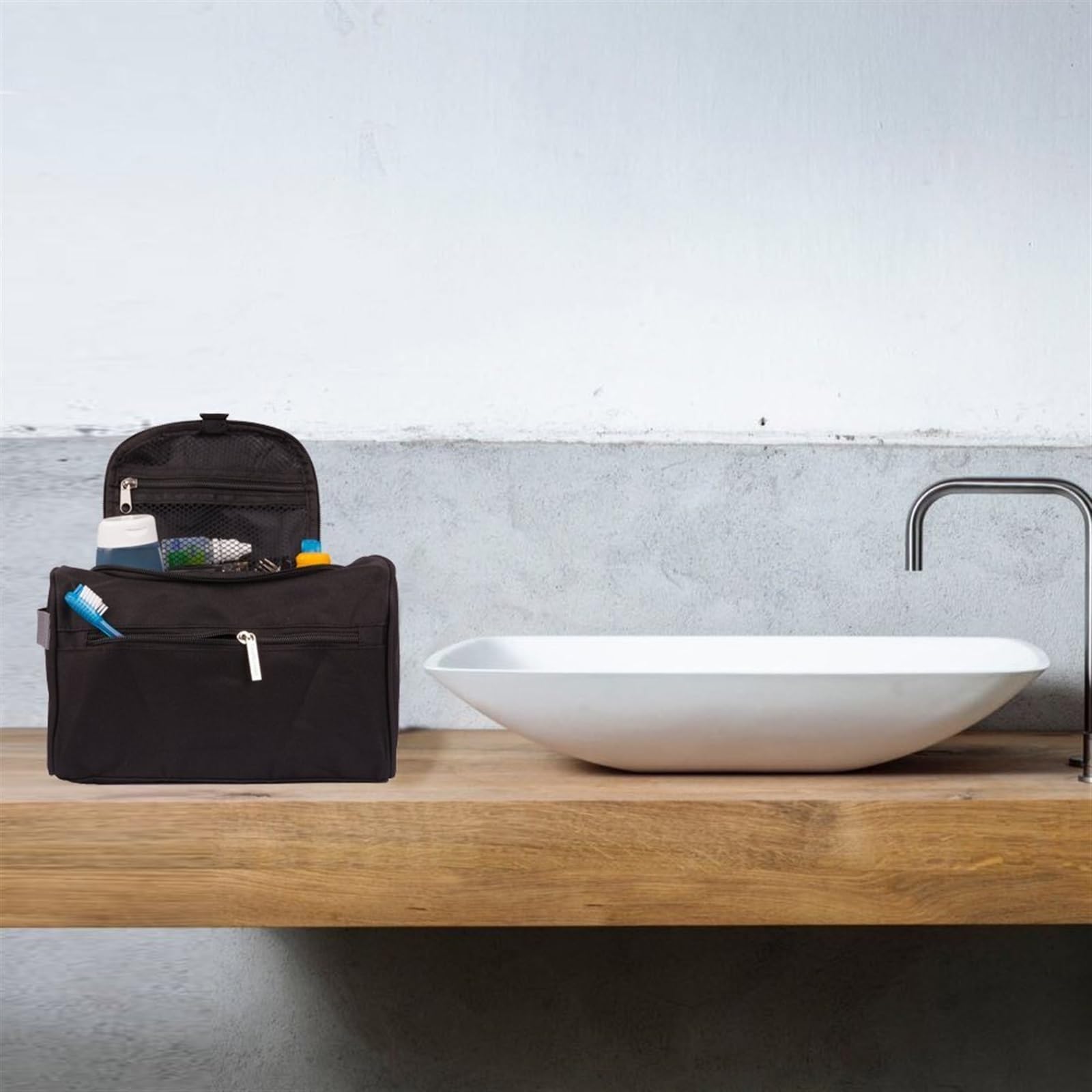 Articles De Toilette Sac À Cosmétiques De Voyage Suspendu, Organisateur Trousse Toilette Et Ensemble D'hygiène Salle Bain avec Crochet Pratique Au Quotidien