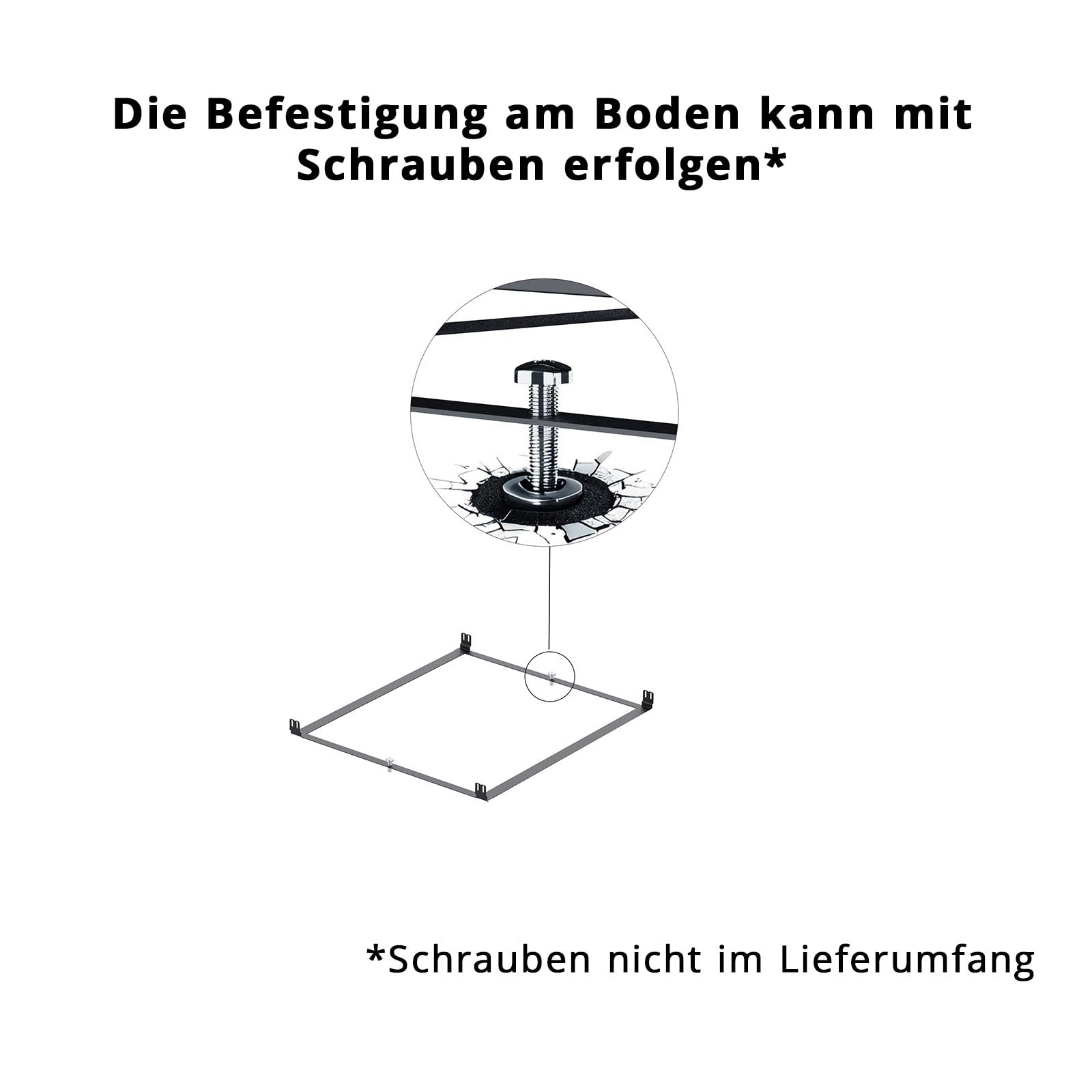 Mülltonnenbox für 1 Tonne, Mülltonnenverkleidung mit Klappdeckel, Anthrazit