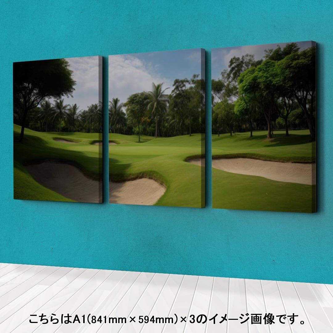 Amazon.co.jp: アートパネル 3連 3枚セット 絵 絵画 飾り igsticker