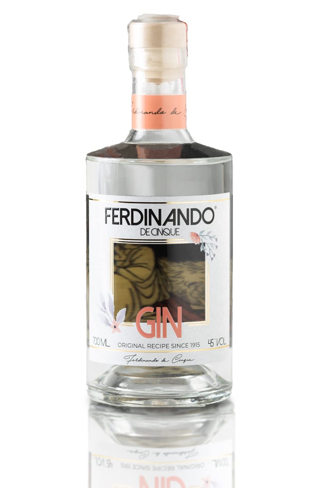 FERDINANDO DE CINQUE GIN - 45% Vol. - 700ml - Gin italiano erbaceo e balsamico