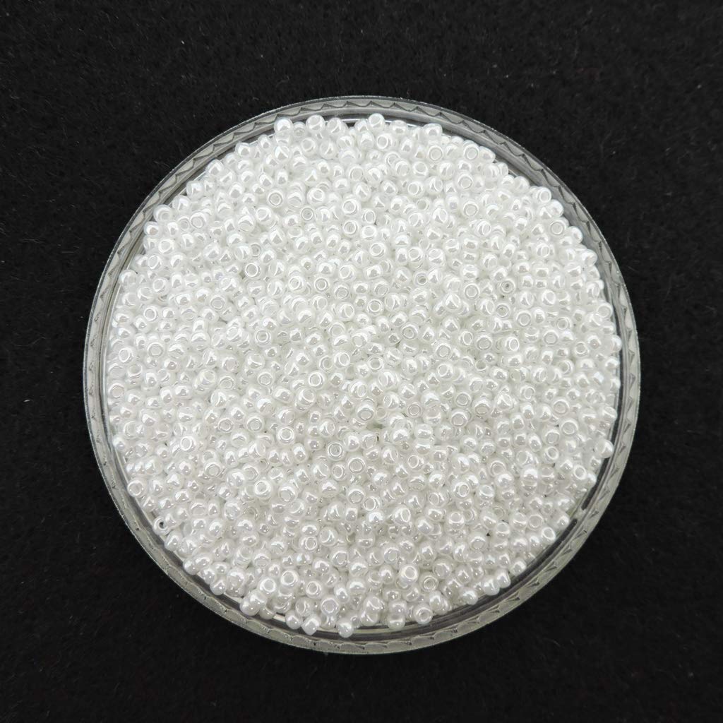 Miyuki Rocaille Rocaille Rocailles-Perlen, Größe 11/0, 24 g, 12,7 cm, Weiß (11-420)
