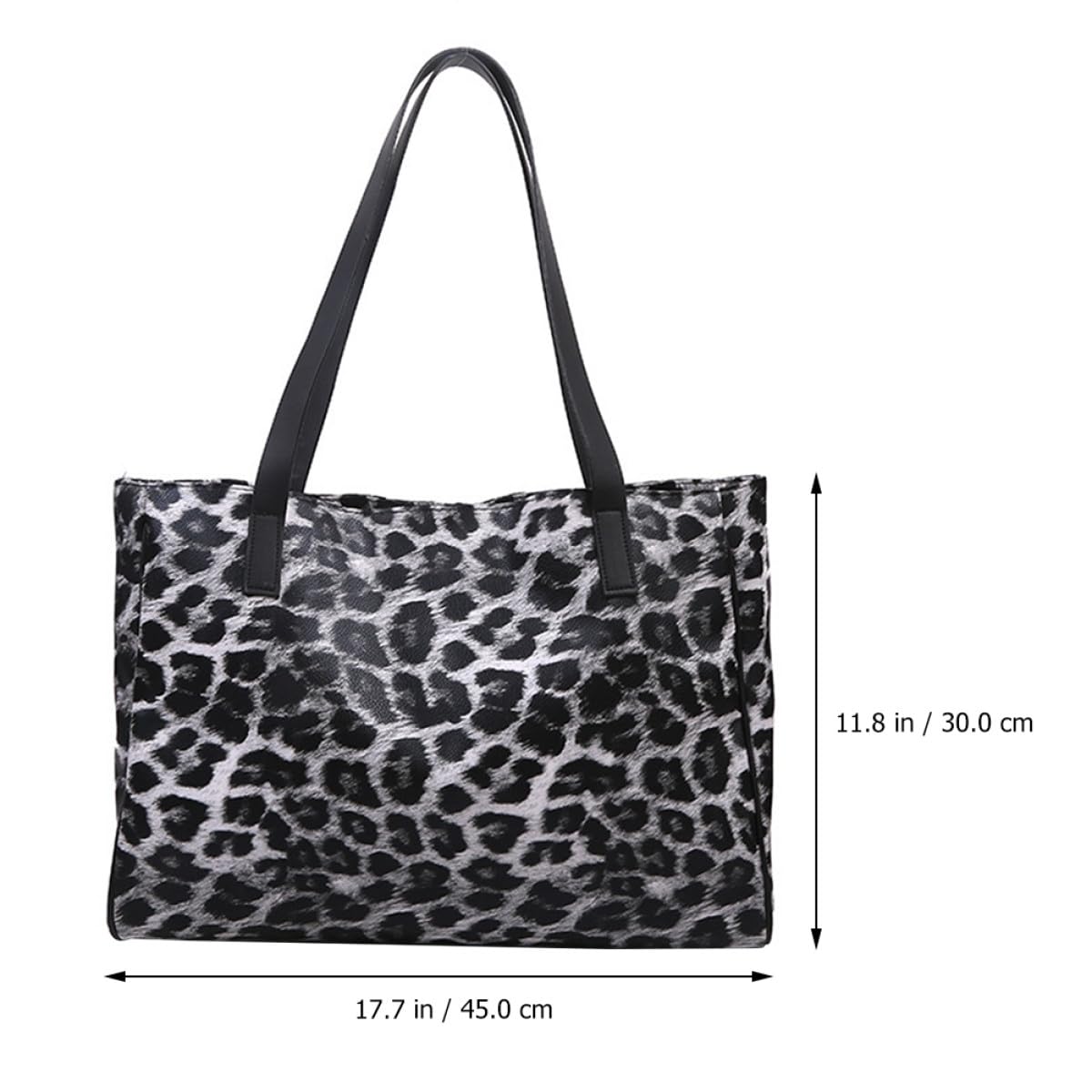 Gatuida Bolso de Hombro Diseño Único y Moderno Estampado de Leopardo para Mujer Gran Capacidad Reutilizable de Pu Adecuado para Uso Casual y Compras