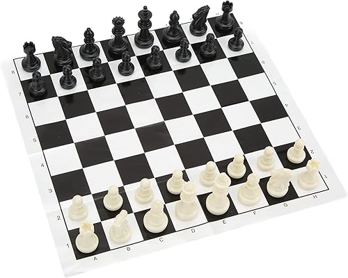 ZJchao Piezas de ajedrez, plástico 32 piezas de ajedrez medievales, juego de ajedrez estándar internacional, juego de ajedrez juego de ajedrez