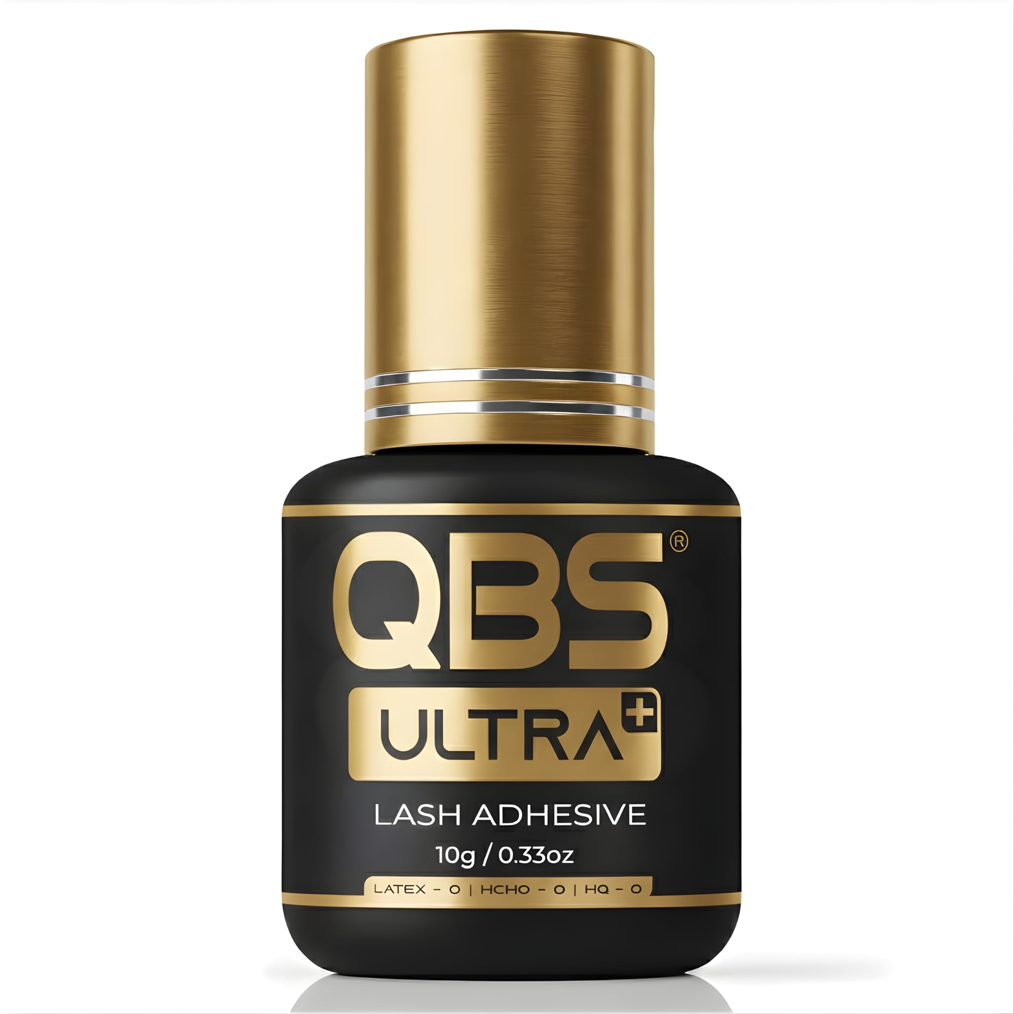 Ultra Plus Eyelash Glue | Waterproof Lash Extension Adhesive | Super Strong Bonding Glue for Individual Semi Permanent Eyelash Extensions | Professional Grade | 5-6 Week Retention (10g)