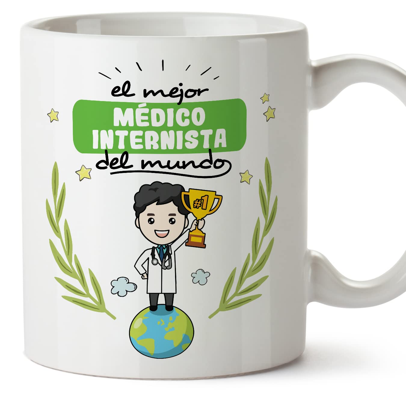 MUGFFINS Taza Fisioterapeuta Hombre (Mejor del Mundo) - Regalos Originales y Divertidos de Fisioterapia — view 97