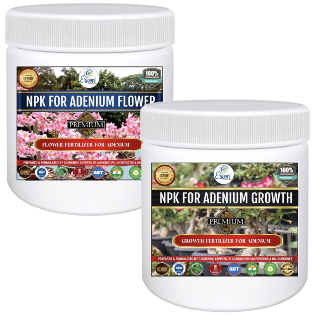 Erwon® Organic NPK Granules Kit for Adenium Flower Plant (200 gm Flower Fertilizer + 200 gm growth Fertilizer) (B0B5P3D998) Amazon Price History, Amazon Price Tracker