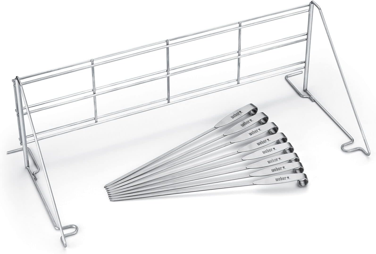 Weber New - Elevations Grilling System - Grill Rack & Skewer Set