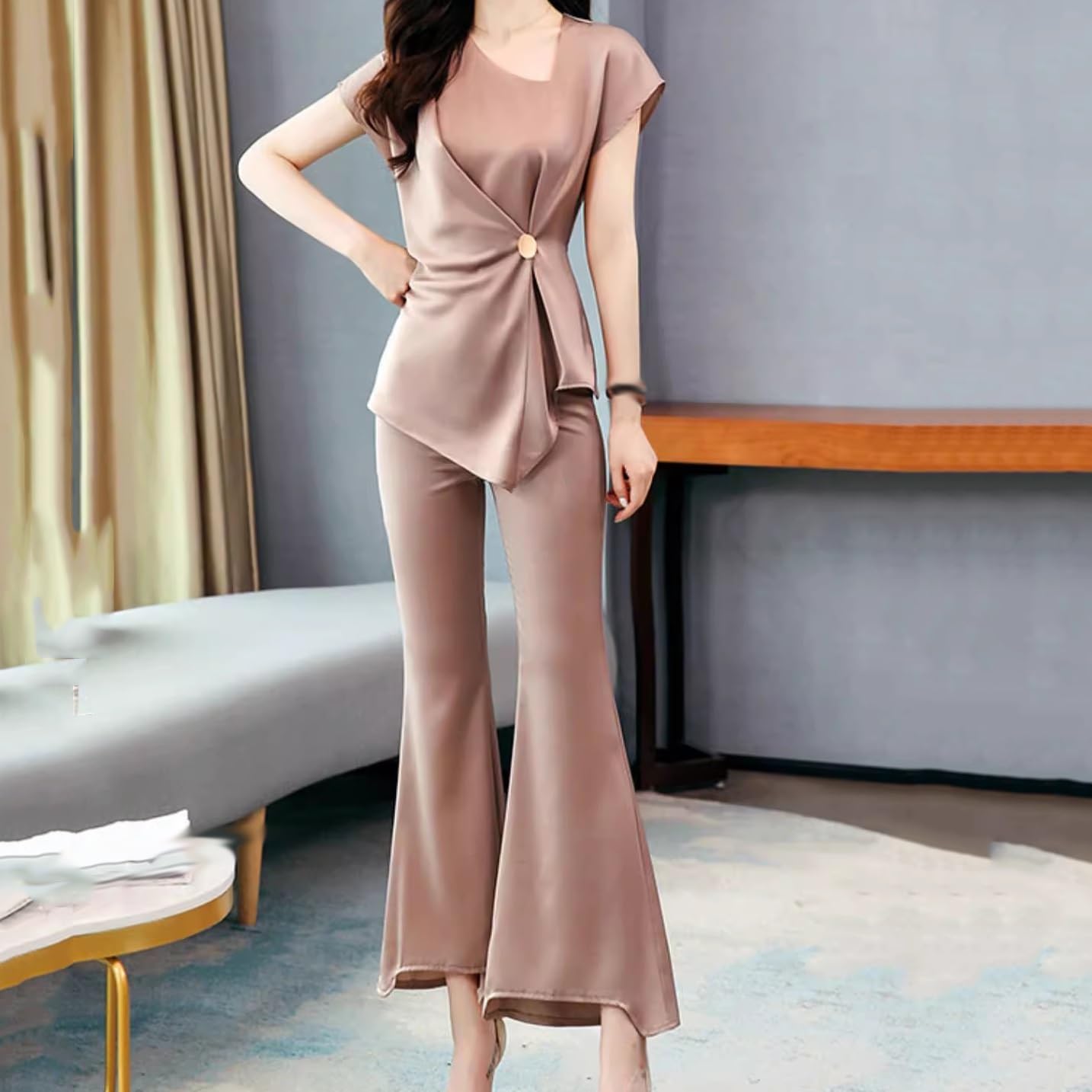 Women's Age-reducing Business Suit Two-Piece Suit