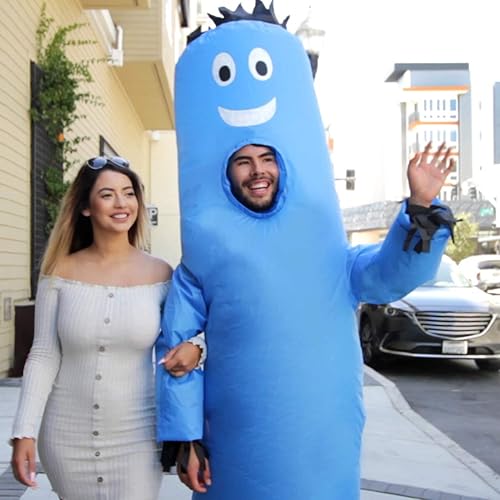 Miniatura 5 de LookOurWay Disfraz inflable de tubo de aire bailarín, para hombre