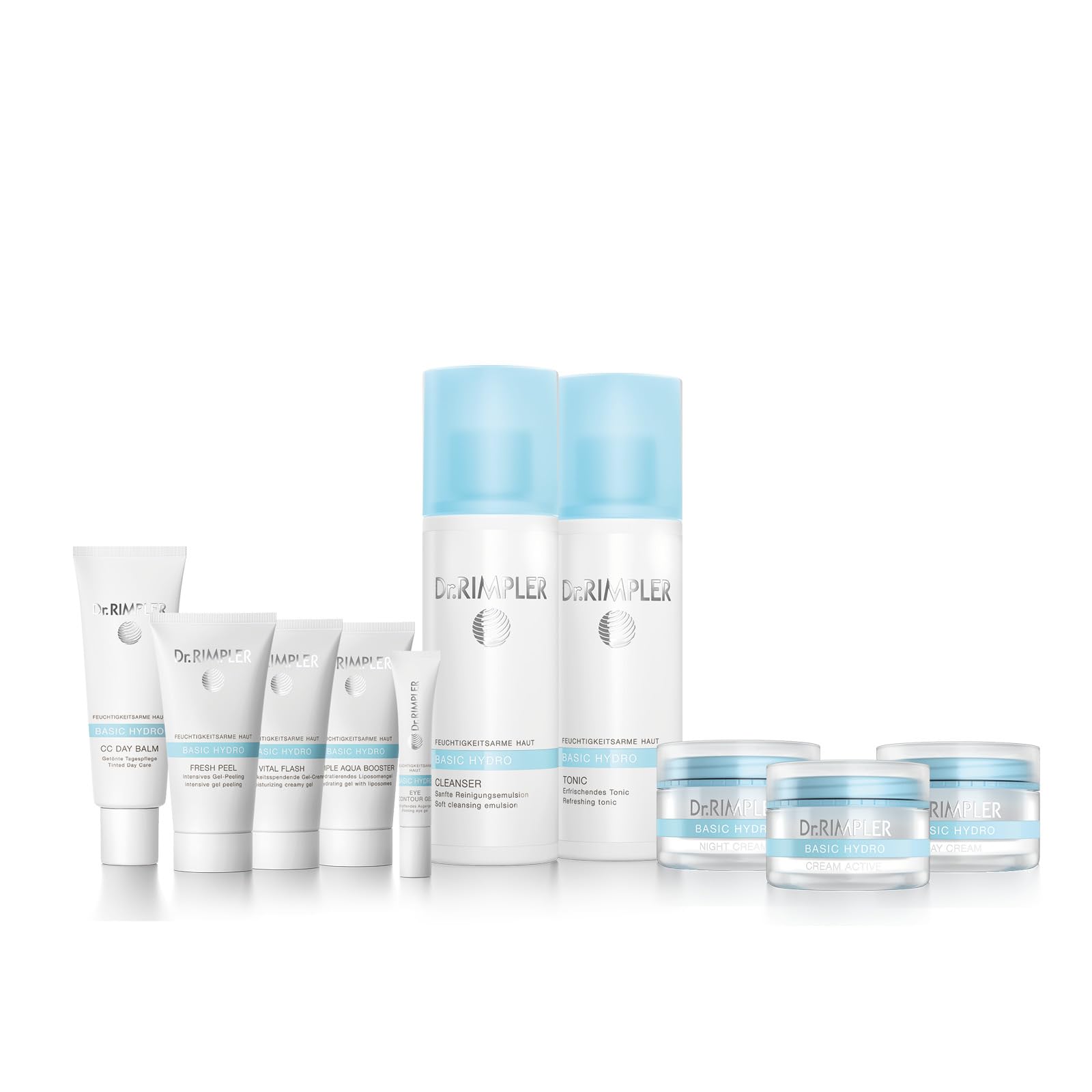 Dr. Rimpler BASIC HYDRO Cleanser 200 ml - Reinigungsmilch für porentiefe Gesichts-Reinigung - entfernt alle Spuren von Make-Up und Verunreinigungen ohne dabei auszutrocknen - für alle Hauttypen