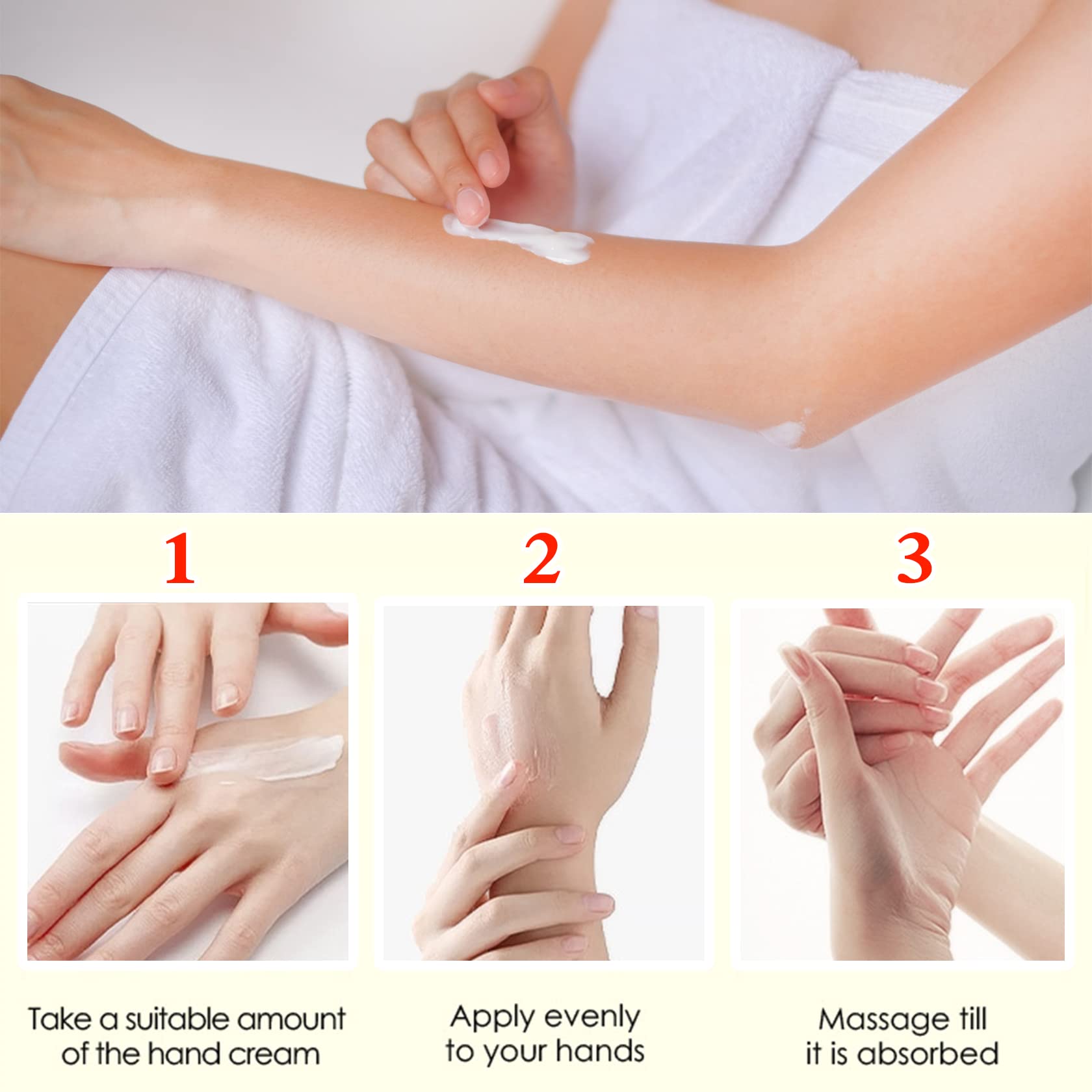 Paquete de 5 fragancias naturales de plantas para manos secas, crema hidratante para el cuidado de las manos, loción de manos, juego de regalo de viaje, juego de loción de manos de tamaño de viaje 6