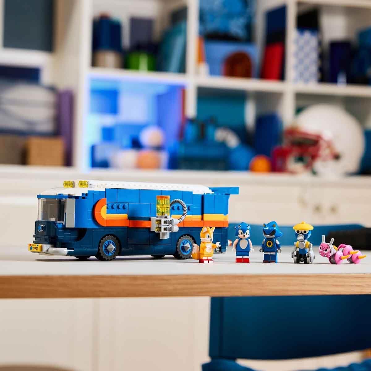 Lego 77006 Sonic the Hedgehog Team Sonic Command Truck, Toy, Birthday, Present, Blocks, Boys, Girls, Kids, 8, 9, 10, Elementary Students, Competition, Robot Game