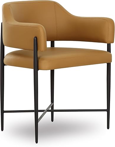 Miniatura 9 de Tov Furniture Sezanne Silla de comedor (crema, Performance Boucle) Performance Boucle,Piel vegana,2-Piel vegana