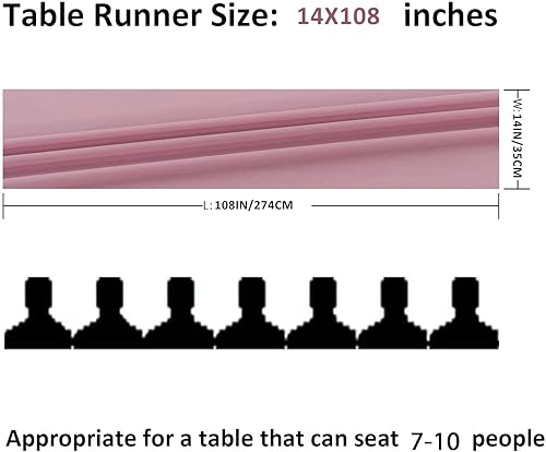 Paquete de 1 camino de mesa de gasa de 9 pies de 14 x 108 pulgadas, camino de mesa romántico transparente para boda, fiesta de cumpleaños, despedida