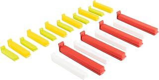 Linden Sweden Twixit Bag Clips - Set of 20 - Keep Food Fresh, Prevent Spillage - Great for Storage and Organization - Microwave, Freezer and Dishwasher-Safe - BPA-Free