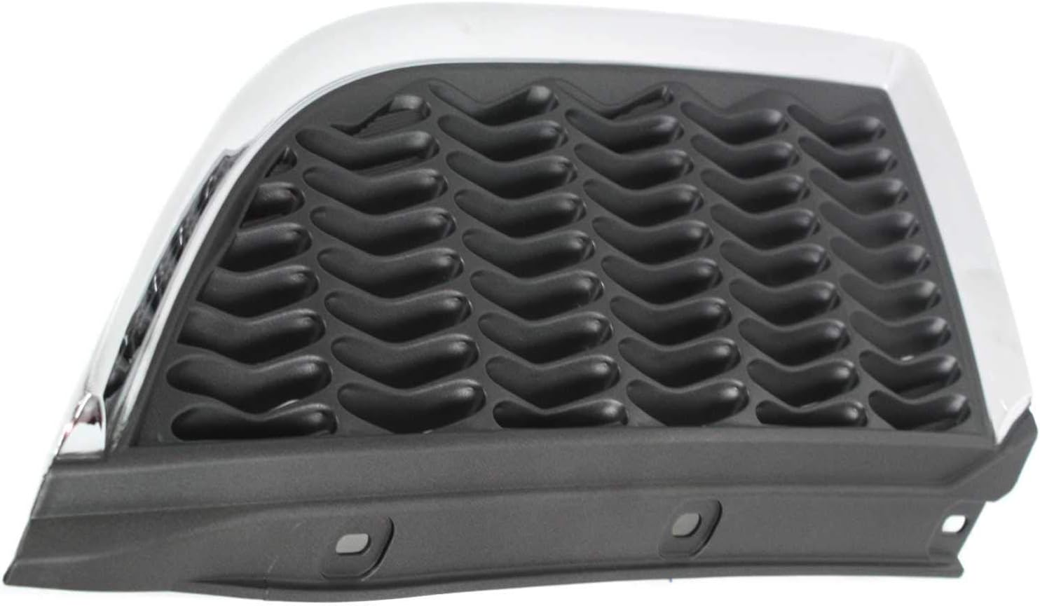 Compatible with 04-06 Galant (USA Type) Front Grille Assembly Gray w/Chrome Shell Left Side