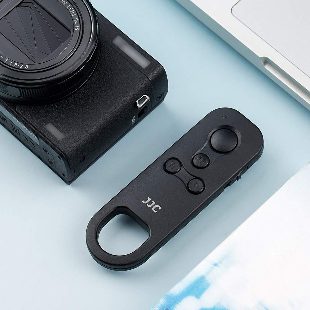 JJC Bluetooth Télécommande sans Fil BR-E1 pour Appareil Photo Canon EOS R1 R5 R6 R7 R10 R RP 90D 77D 850D 800D 200D M50 M200, G5 X Mark II, G7 X Mark III, SX70 HS Remplace Canon BR-E1 Déclencheur