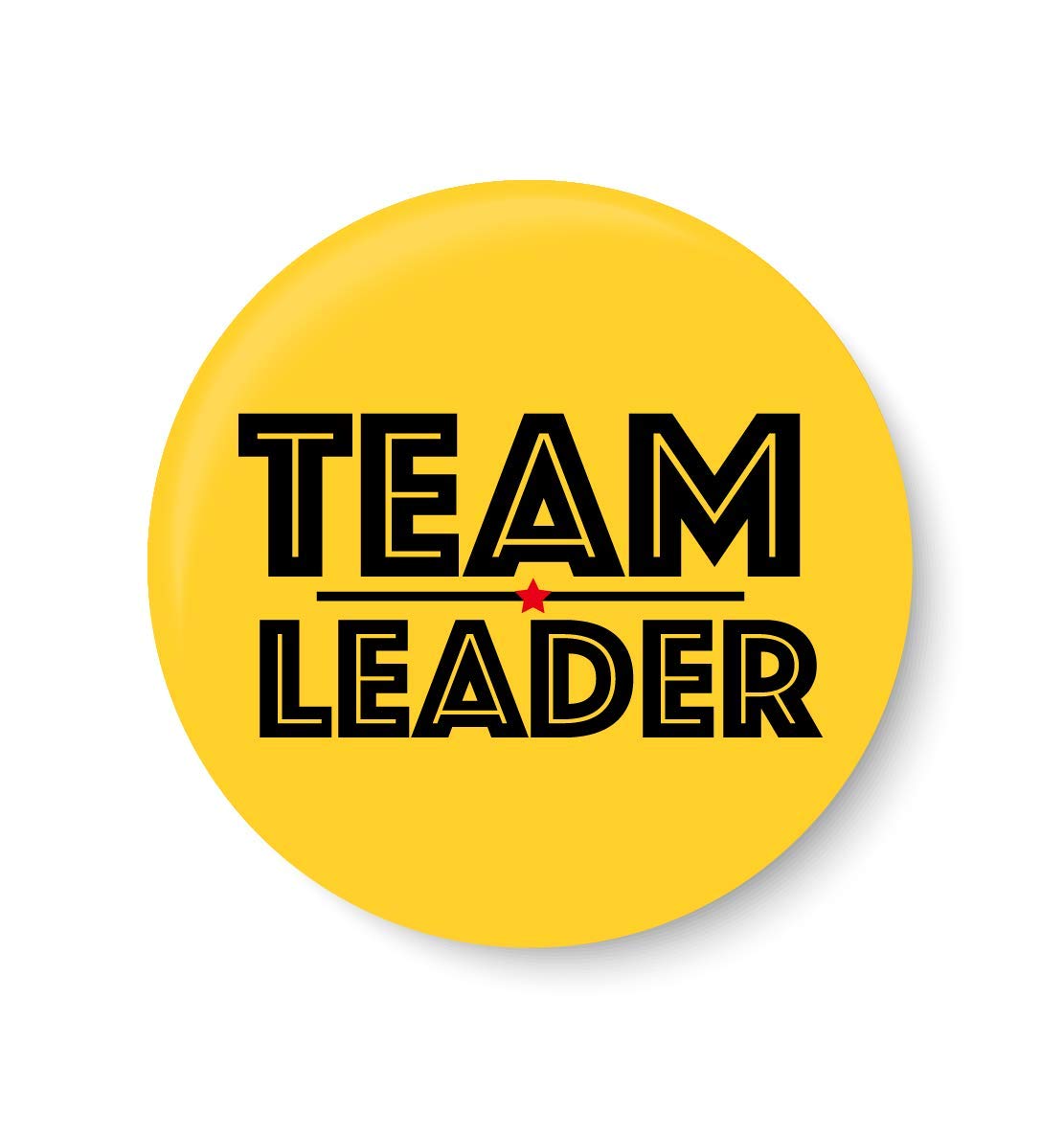 Buy PEACOCKRIDE Team Leader I Office I Pin Badge (Metal, Multicolour