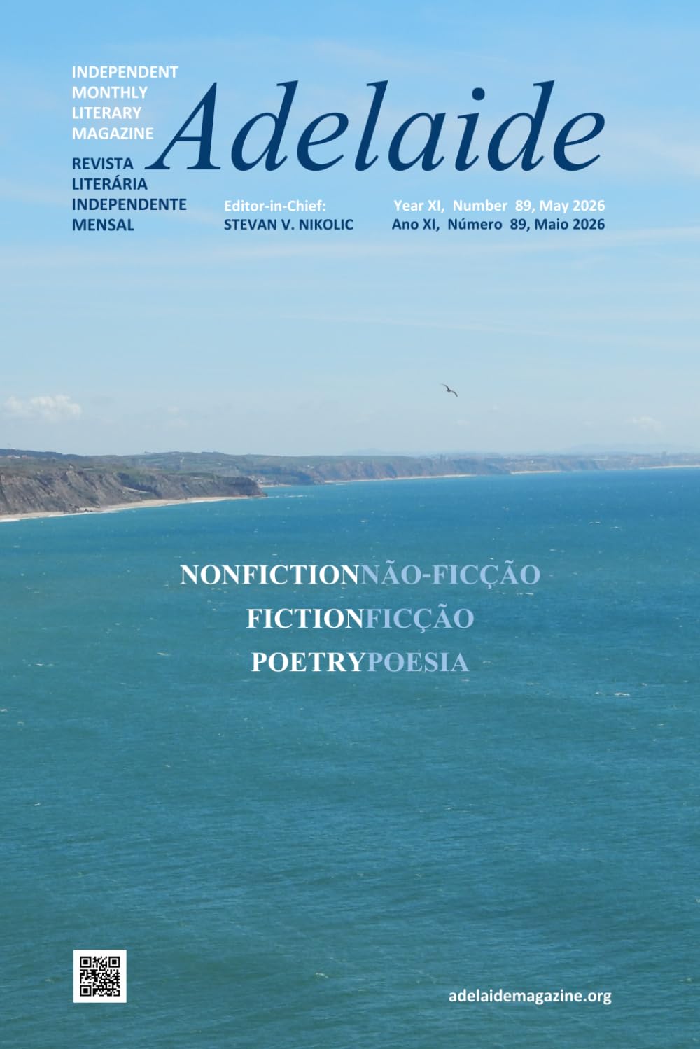 Adelaide: Independent Literary Magazine No. 89, May 2026