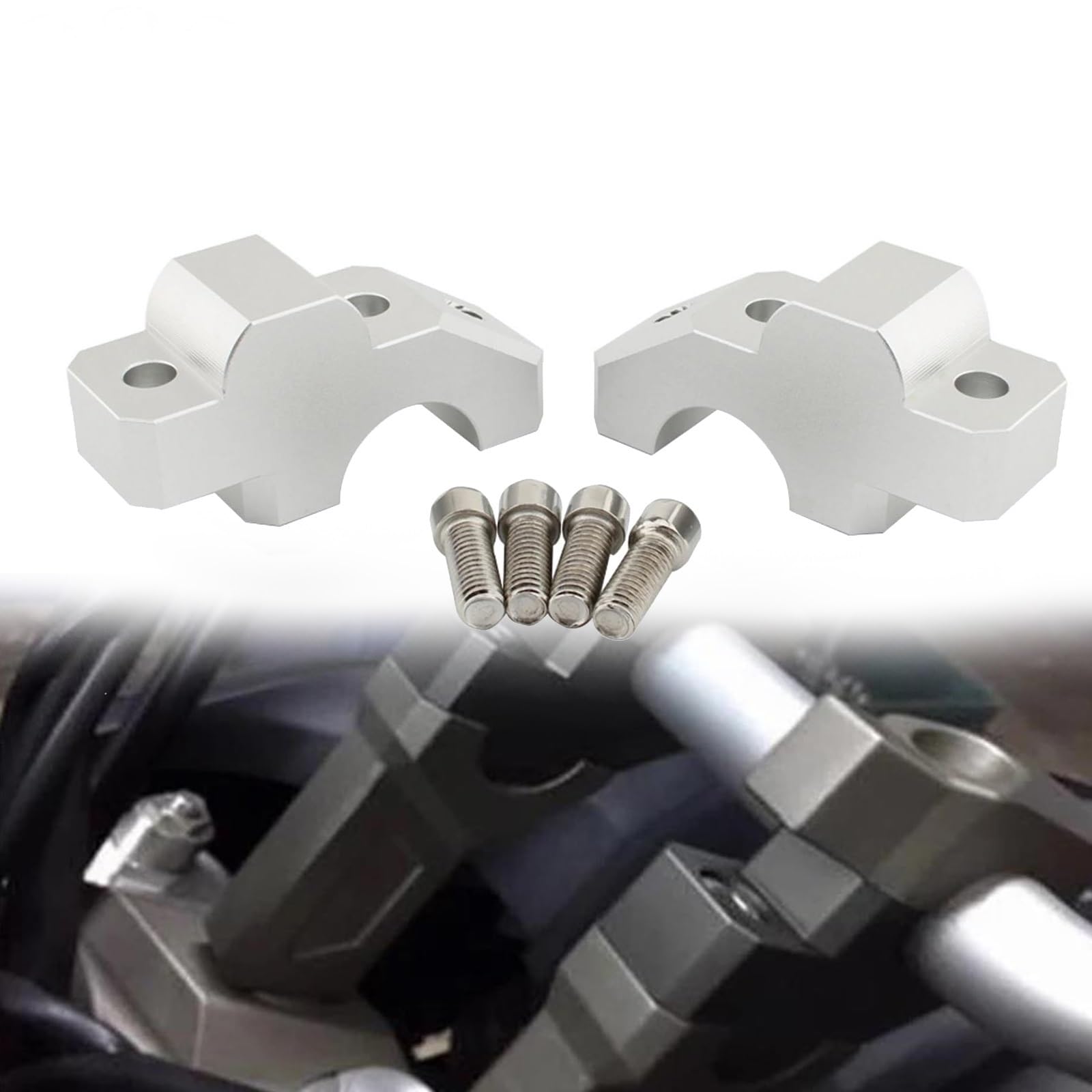 Pince de montage rehausseur de guidon Yamaha MT09 pour redresser la posture de conduite