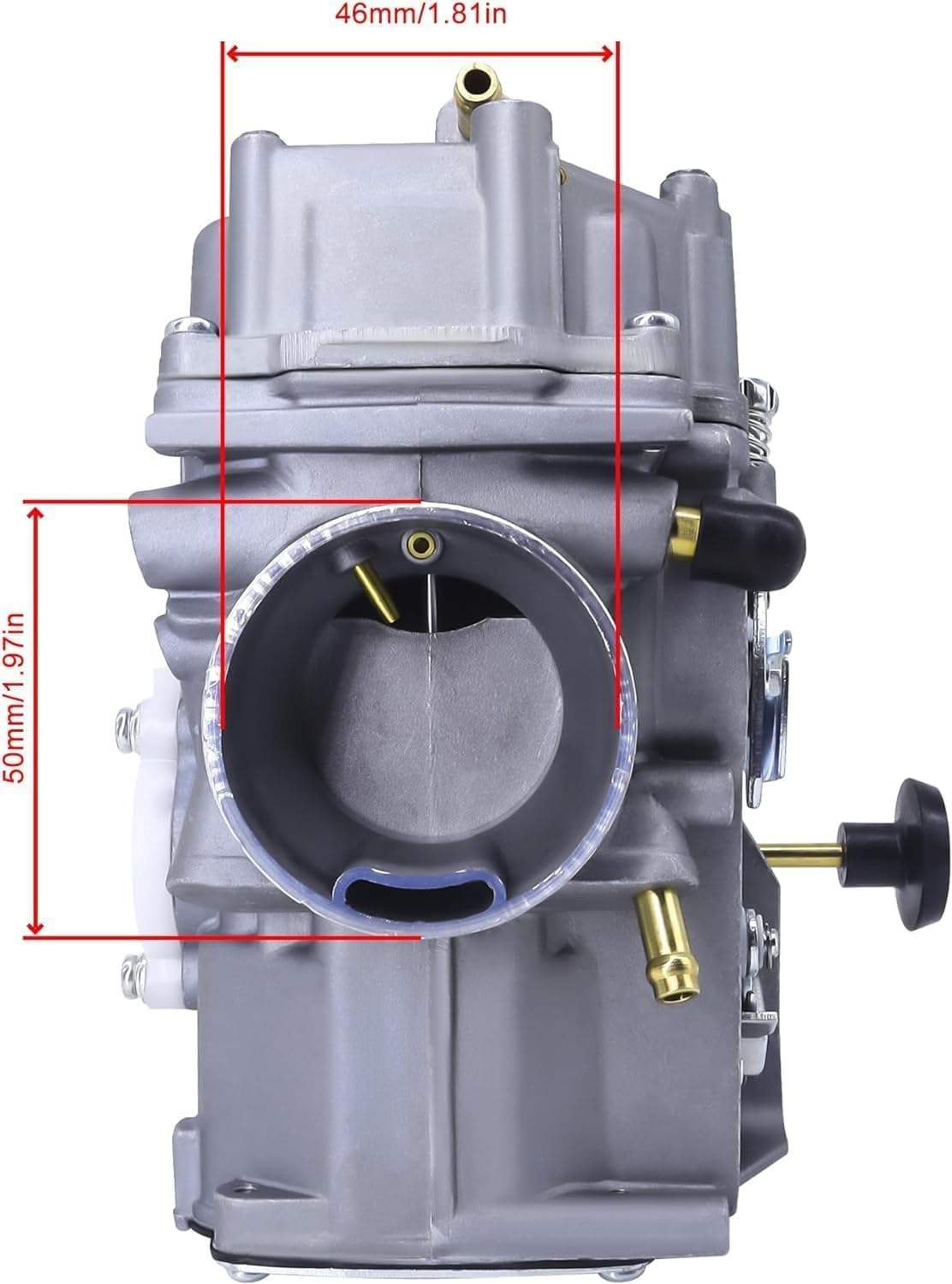 YFM350 Carburetor for Yamaha 1987-1990 & 1992-1995 Moto-4 350 YFM350/1987-2004 Warrior 350 YFM350/1987-1998 Big Bear 350 YFM350/1996-1998 Kodiak 400 YFM400/1995 Wolverine 350 YFM35F Intake Manifold