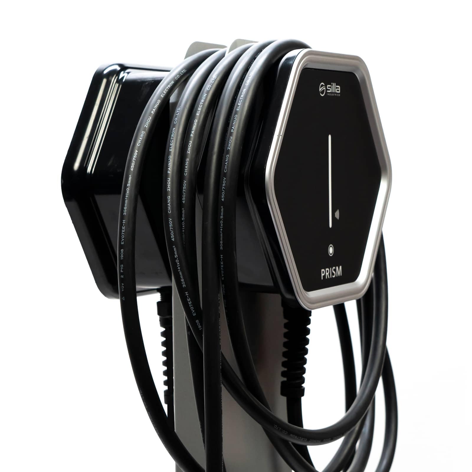 Silla Palo di Supporto per Prism – Supporto da Esterno per Wallbox Prism, in Acciaio Inox, Made in Italy