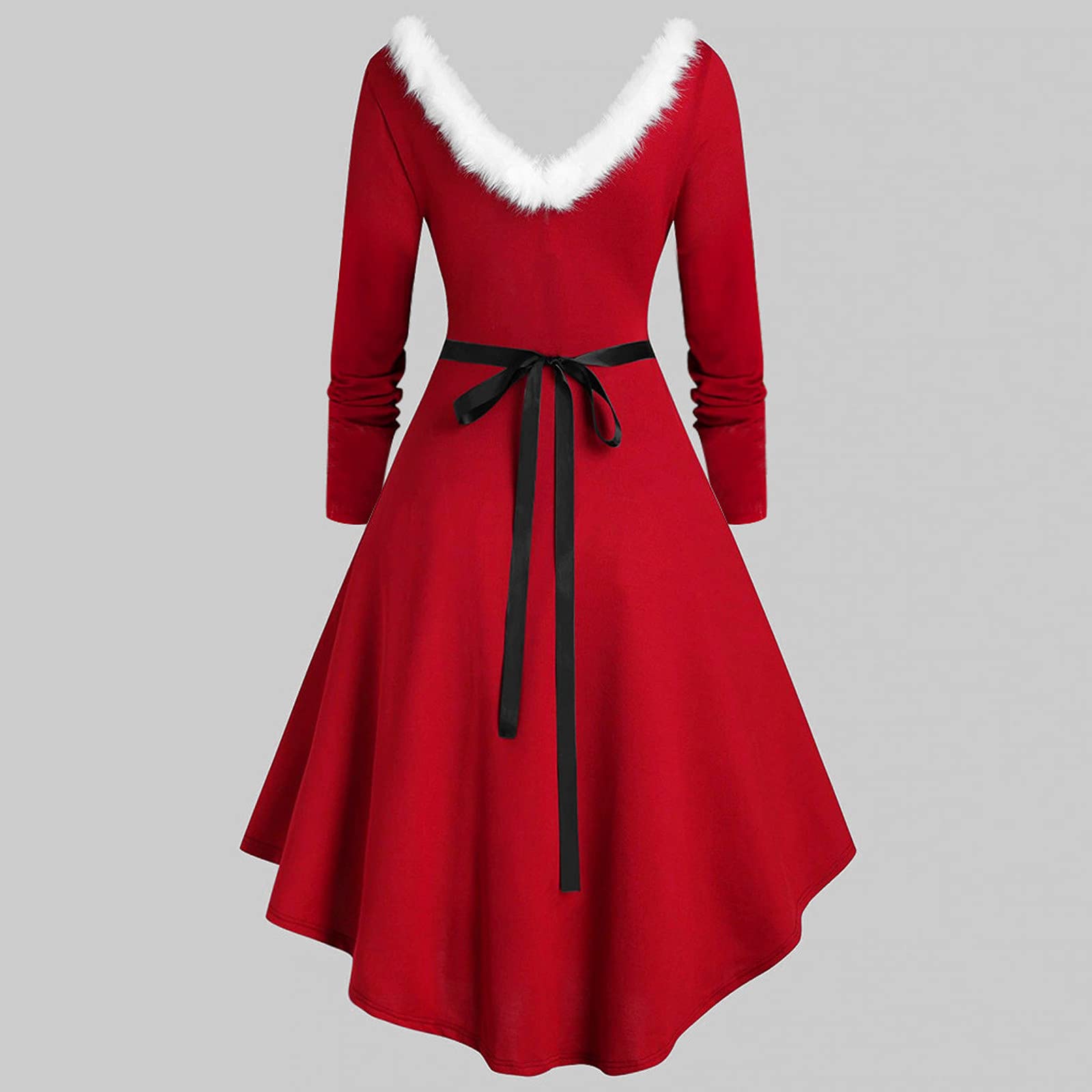 MOCHAMIK Sukienki na co dzień Sukienka z dzianiny Damska sukienka sweterkowa Jesienna sukienka Zimowa sukienka Eleganckie damskie długie sukienki V-Neck Party Randki Casual Dress