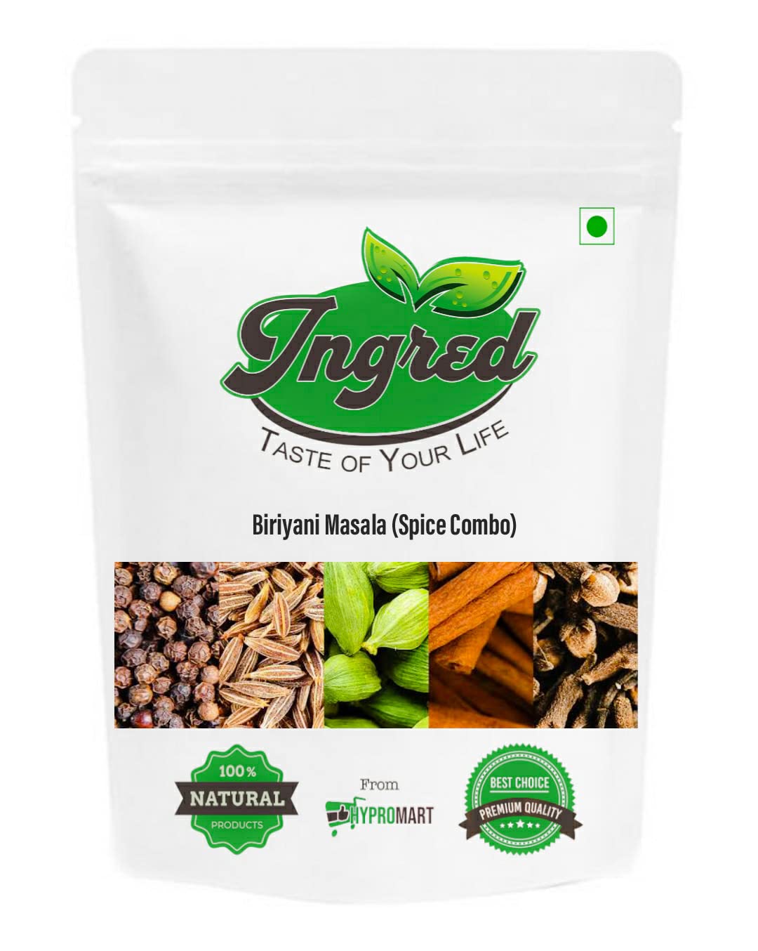 Ingred Fresh Quality Pure Whole Biryani Masala | Whole Spices Combo | Kerala Raw Spices Combo | Biriyani Masala 100 GM (B0B1YJLGXP) Amazon Price History, Amazon Price Tracker