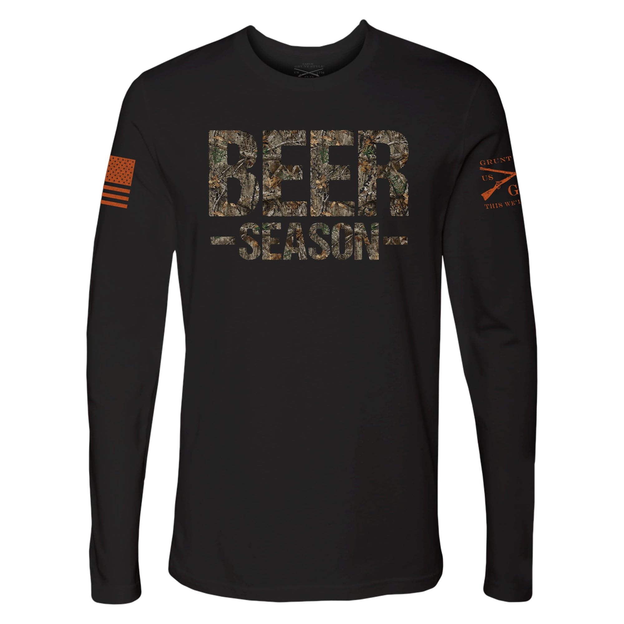 Grunt StyleRealtree Edge® Beer Season Men's Long Sleeve T-Shirt