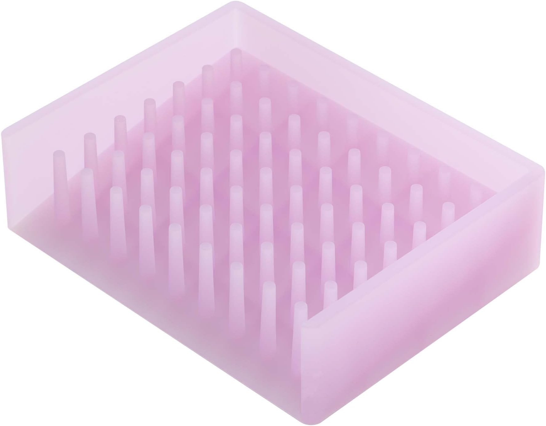 YAMAZAKI Home 2993 Float Self Draining Soap Tray, Pink