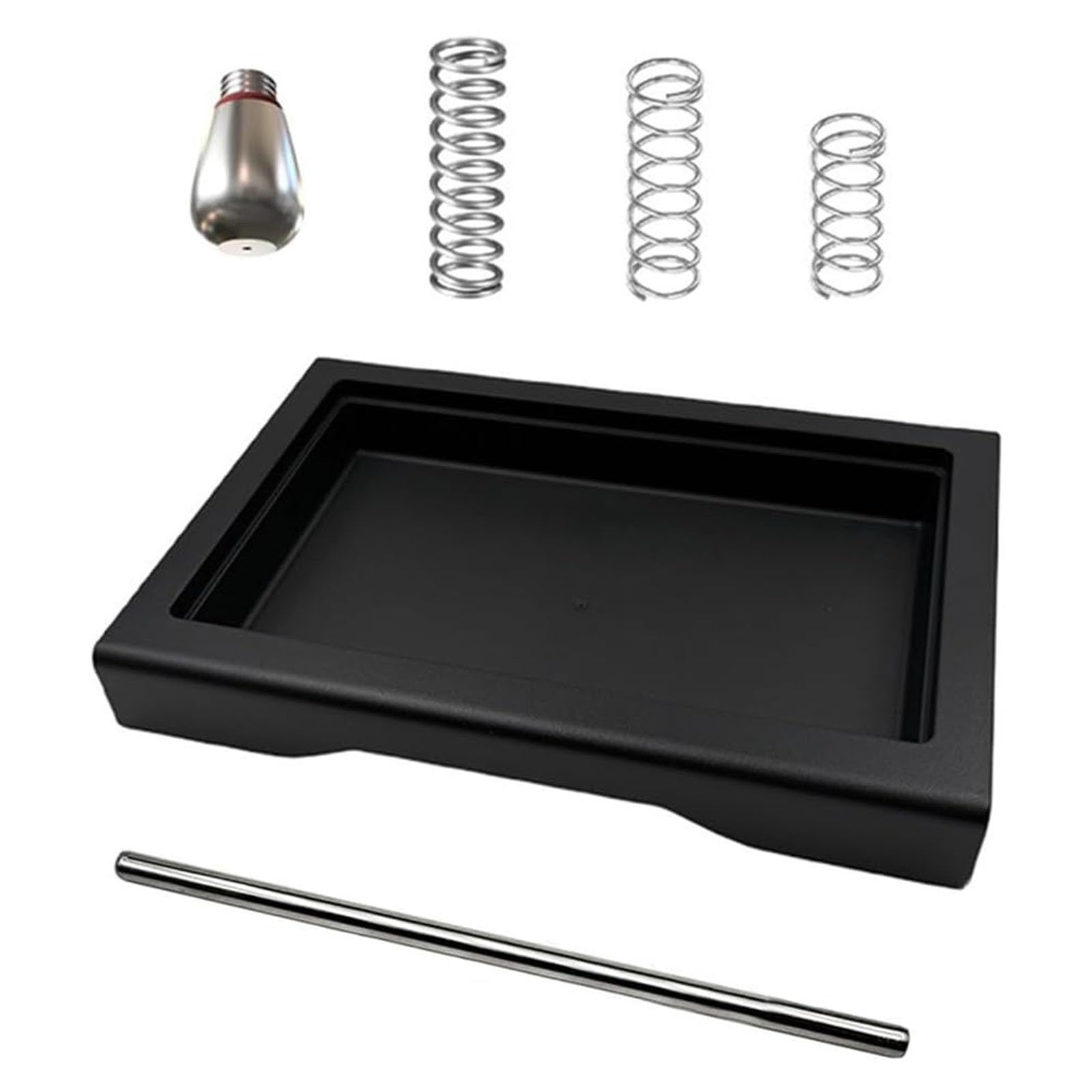 Kalttoy Stainless Steel Tube and Spring Kits with Low Profile Drip Tray for Espresso Machine Coffee Maker Replacement Accessories Low Profile Drip Tray