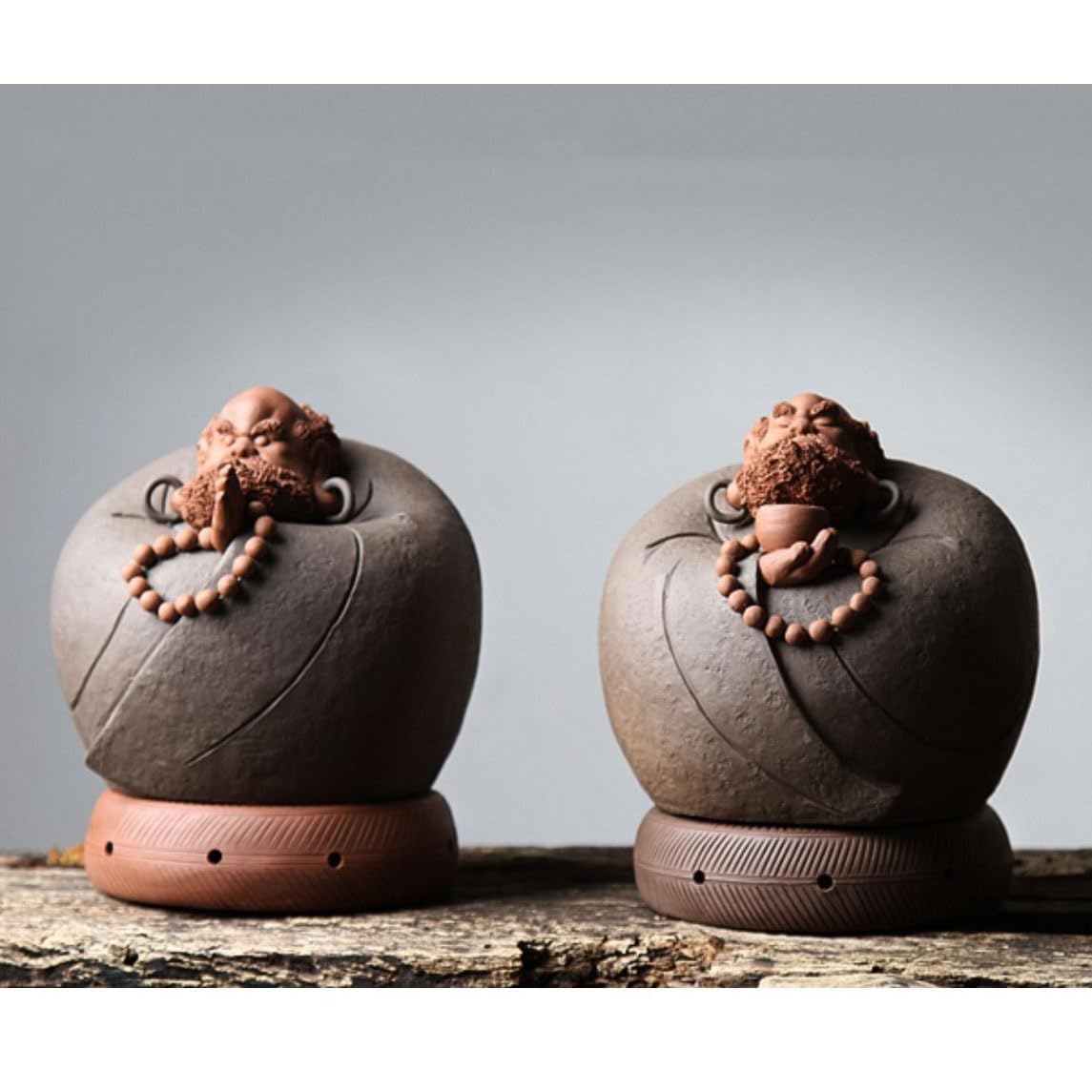 uchwyt na kadzidełko Kadzidło w stylu Vintage kreatywna, ręcznie robiona ceramiczna statua dekoracja uchwyt na kadzidło do medytacji jogi(A)