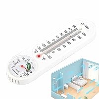 Vista 6 de Dispositivo de seguimiento de temperatura interior 2 en 1, medidor de temperatura interior, termómetro ambiental Sensor de temperatura ambiente
