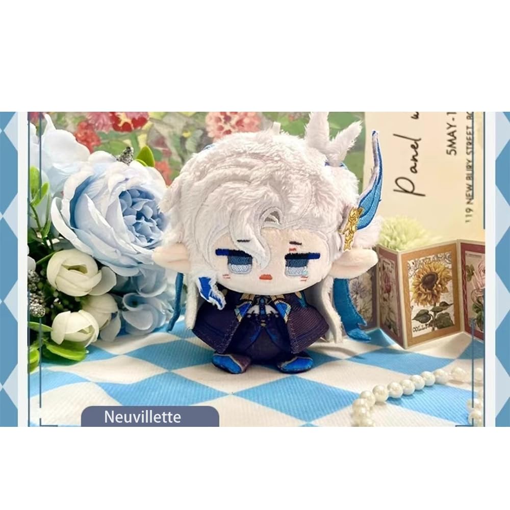 Anjinguang Anime Furina Plush Figure 12cm Lynette/Citlali/Yae Miko/Hu Tao Soft Stuffed Mini Hug Pillow Wallet Pendant Schoolbag Accessories - Image 3