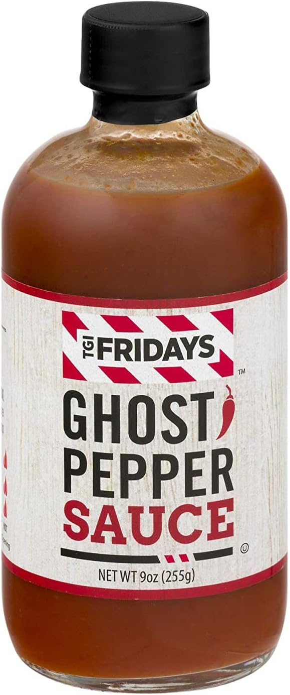t.g.i. friday's T G I Ghost Pepper Sauce, 9 Ounce Bottle (Pack of 12)