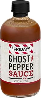 T G I Fridays Ghost Pepper Sauce, 9 Ounce Bottle (Pack of 12)