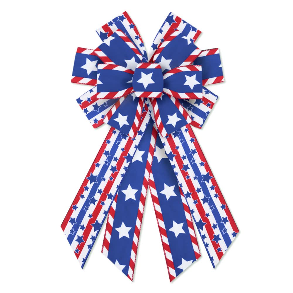 Hying Large 4th of July Bow - bows and ribbons | Mubboo