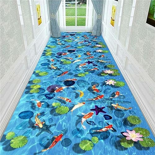Amazon.com: Fouiunler 3D Runner Rug 2x7ft, for Hallway,Sea Animal Fish ...