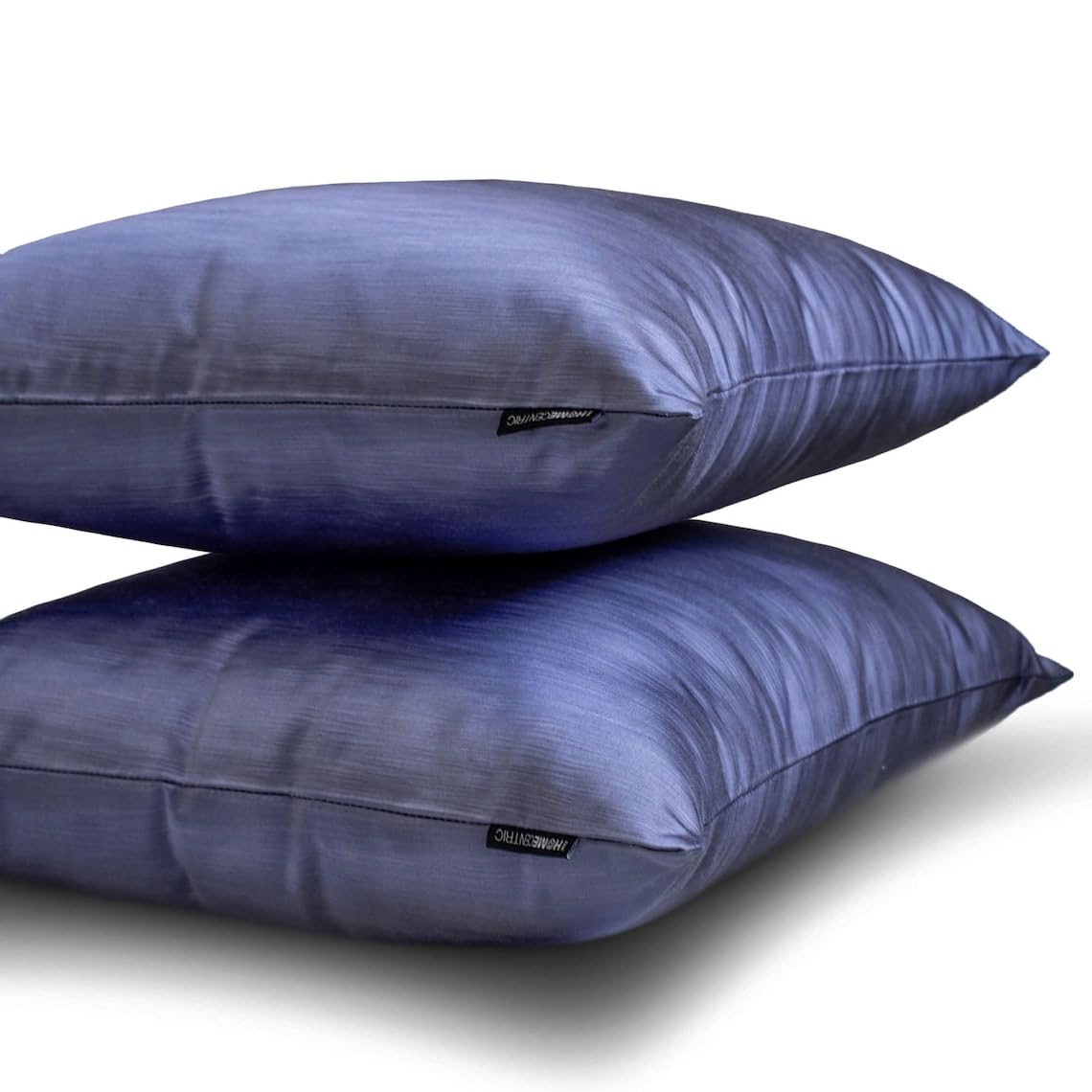 The HomeCentric Luxe Blauw Lumbale kussenhoes Set van 2 The HomeCentric Luxe Blauw Lumbale kussenhoes Set van 2