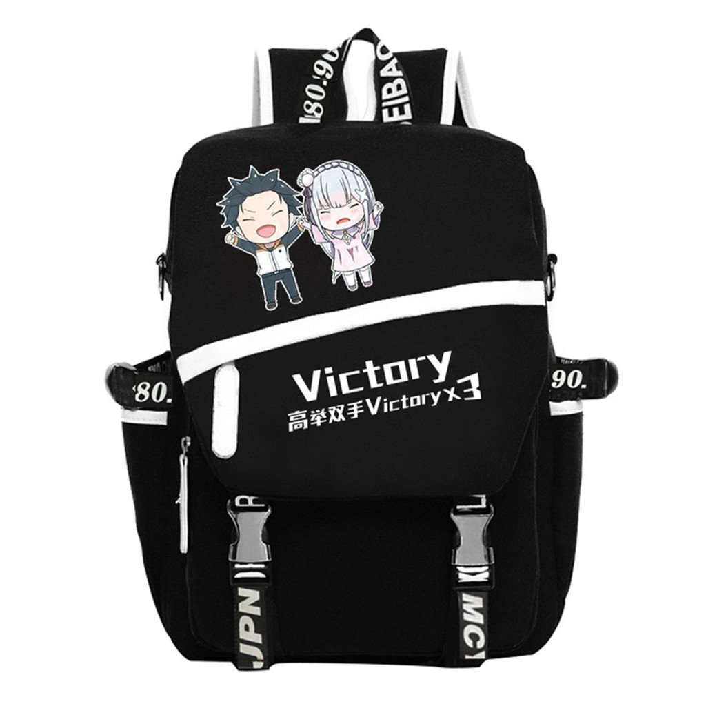 Japanese Luminous Anime Cosplay Backpack Rucksack Daypack Bookbag Laptop School Bag
