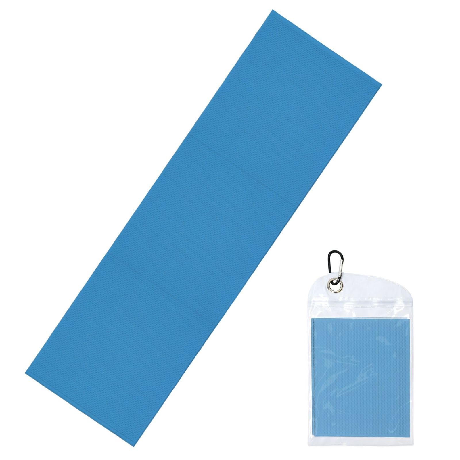 DUYIOKH Sky Blue Print Cooling Towel, Portable Towel for Gym Workout Golf Beach World Cup Sports Hot Weather