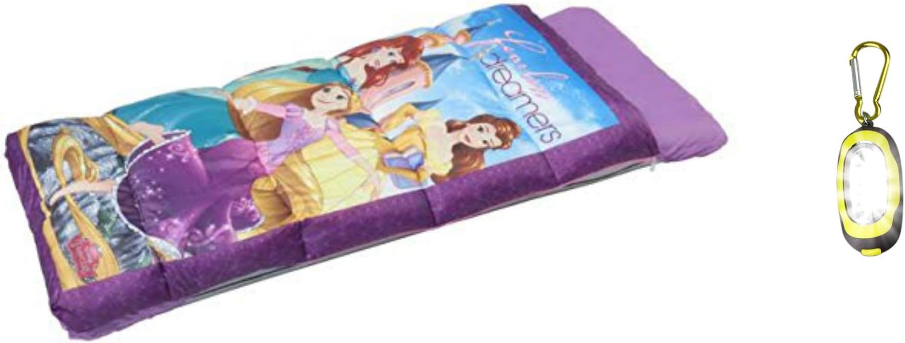 DP Princess Inflatabed EZ Bed Inflatable Mattress with Sleeping Bag & Bonus Flashlight
