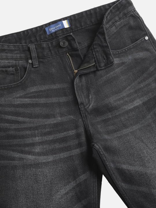 Image of BENE KLEED Men Solid Shaded Relaxed FIT 100% Cotton Jeans